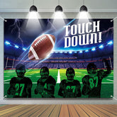 Lofaris Lightning Football Field Player Team Sport Backdrop